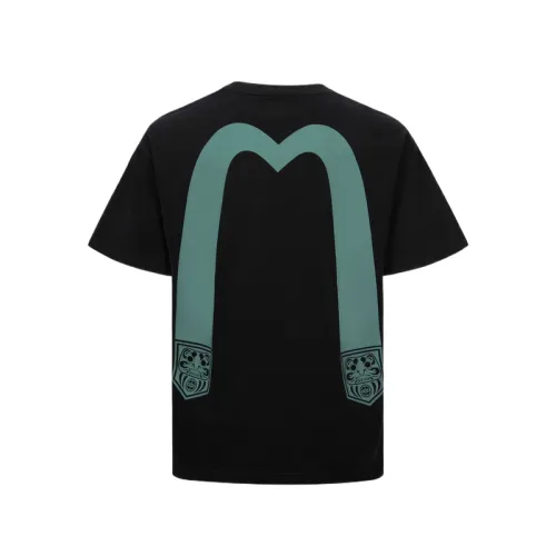 EVISU T Shirts Men's Crew Neck