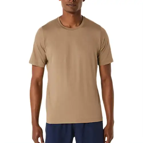 Asics HTHR TECH T Shirt Men's Brown