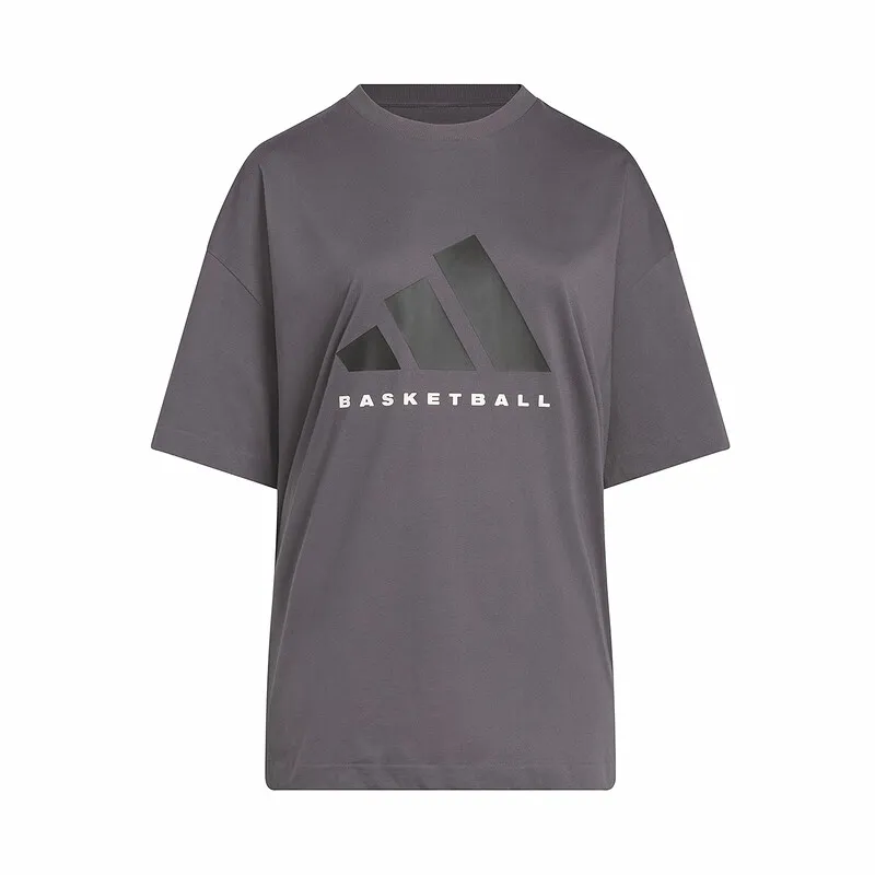 Adidas BASKETBALL T Shirt Unisex Gray