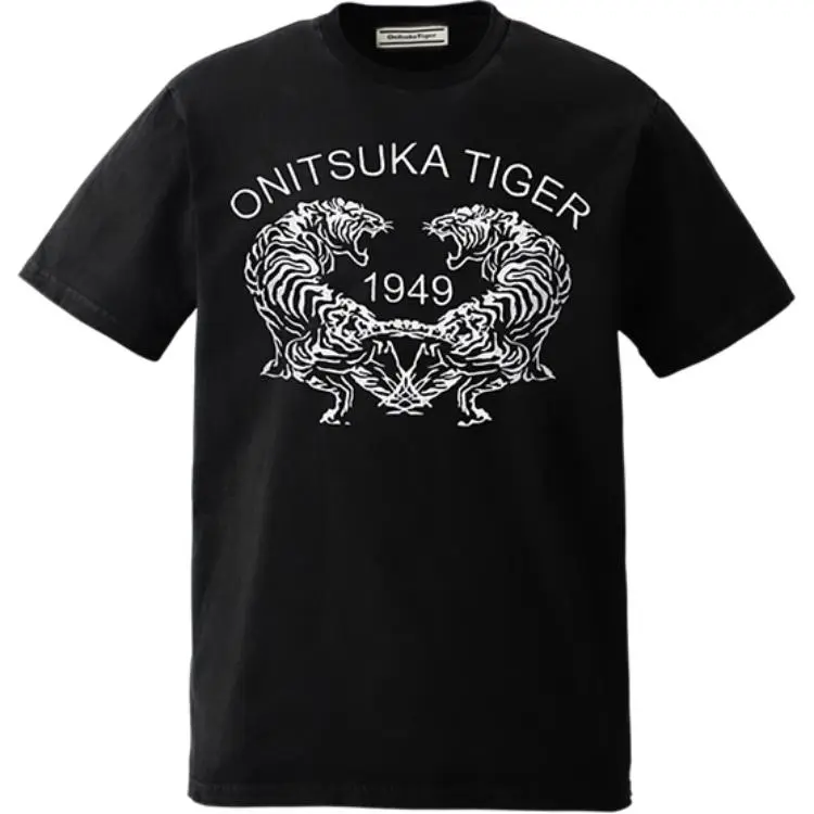 Onitsuka Tiger T Shirt Unisex Black