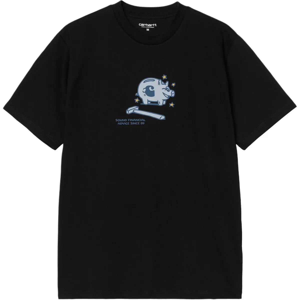 Carhartt WIP T-Shirts Men's Black Crew Neck