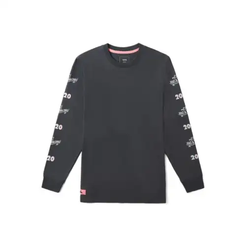 Vans CNY YEAR Of RAT LS TEE T Shirt Men's Black
