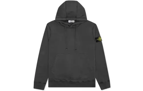 STONE ISLAND Sweatshirts Men's Dark Gray Hooded Moderate Regular