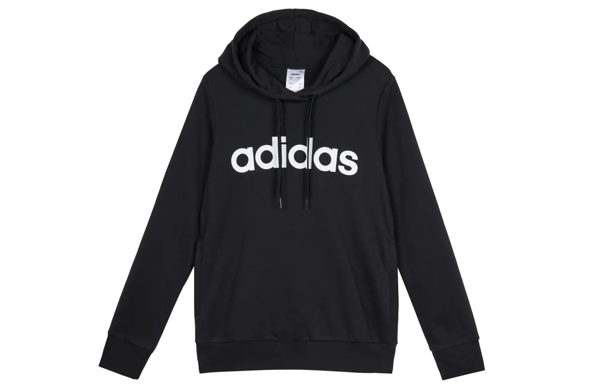 Adidas Essentials Linear Sweatshirt Unisex Black