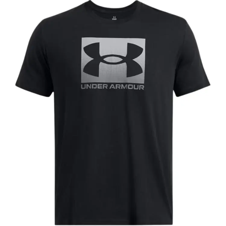 Under Armour Boxed T Shirt Men's Black/Graphite