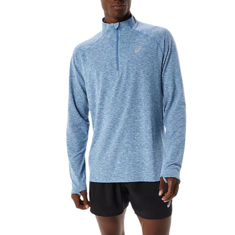 Asics TRAIN SANA T Shirt Men's Light Purple Blue Sky Blue