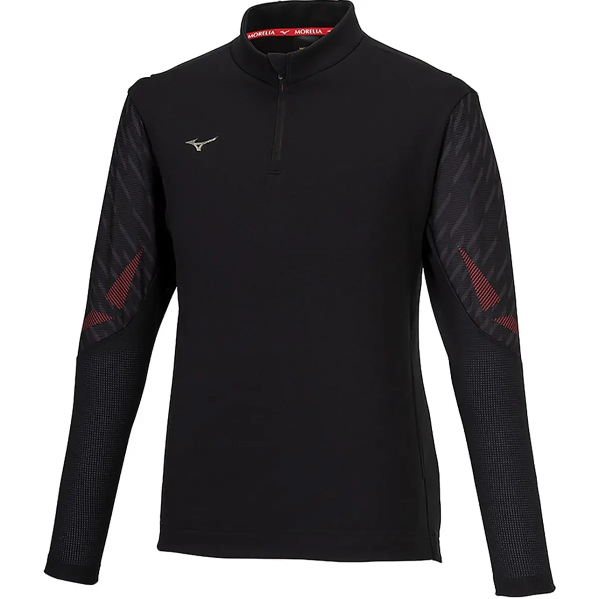 Mizuno T-Shirts Men's Black Stand Collar