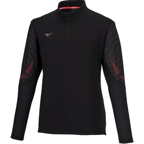 Mizuno T-Shirts Men's Black Stand Collar