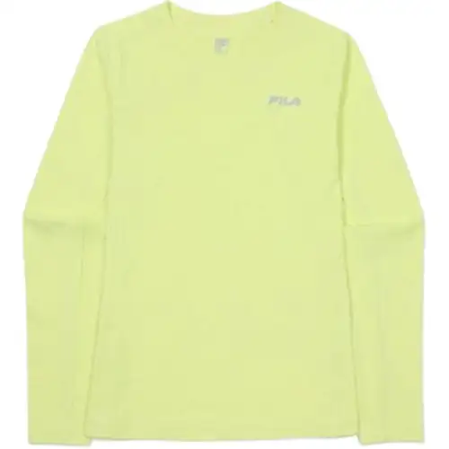 FILA T Shirts Men's Yellow Crew Neck