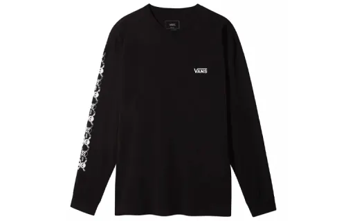 Vans Sweatshirts Men's Black Crew Neck Moderate Regular