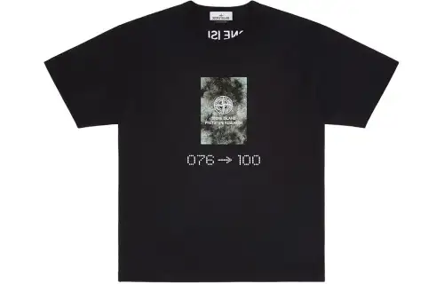 STONE ISLAND T Shirt Unisex Black