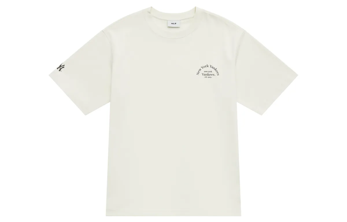 MLB New York Yankees Basic Collection T Shirt Unisex Cream
