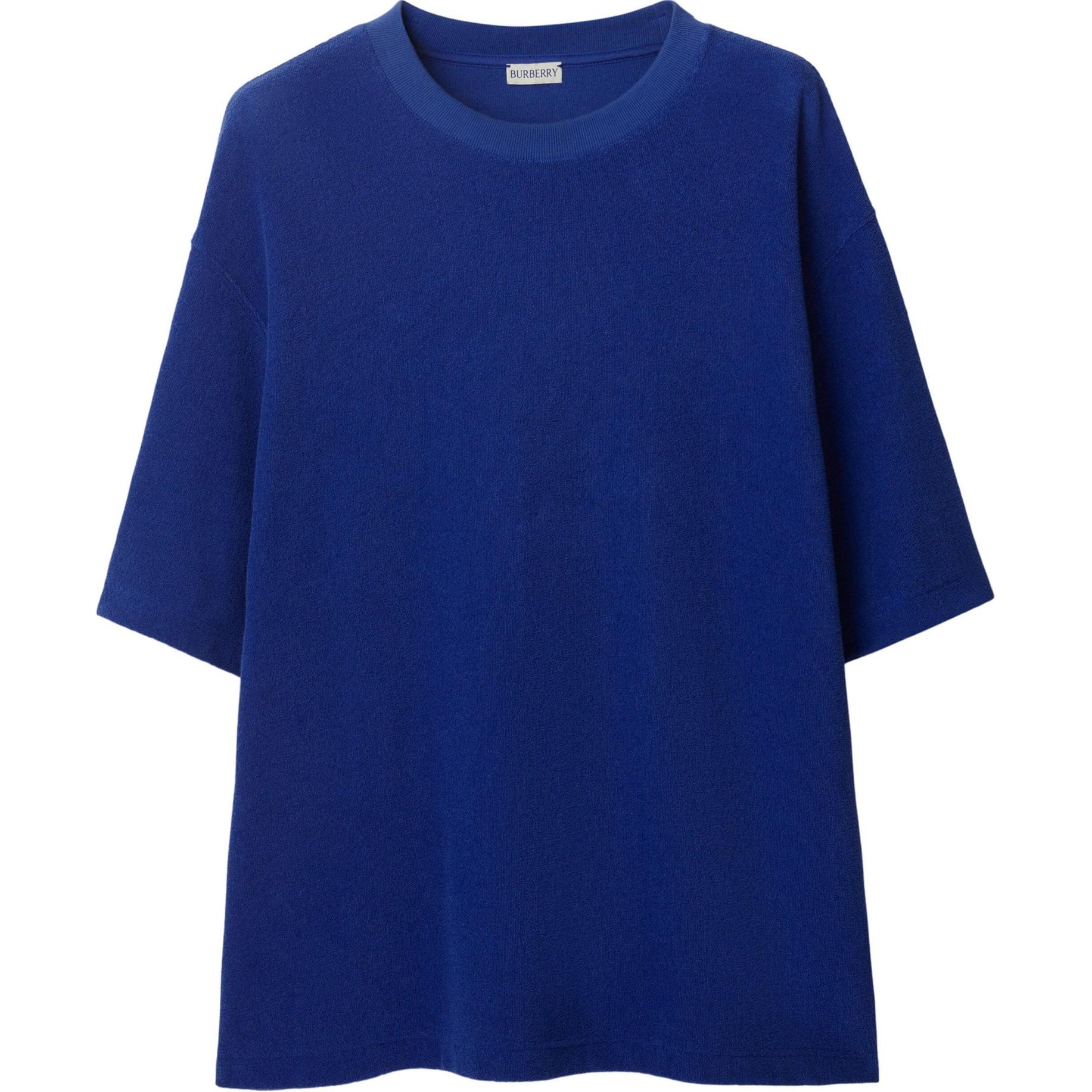 Burberry EKD Motif Crewneck Towelling T Shirt