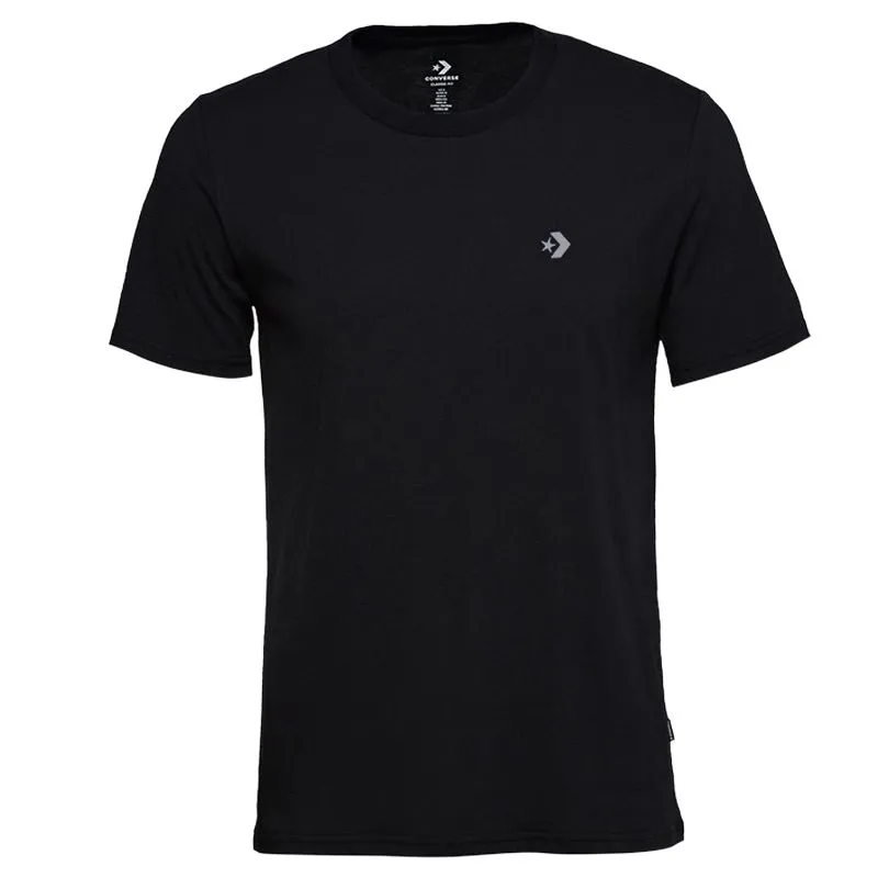 Converse Star Chevron EMB T Shirt Men's Black