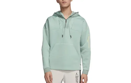 Jordan Sweatshirts Men's Quartz Copper Green Hooded Moderate Regular