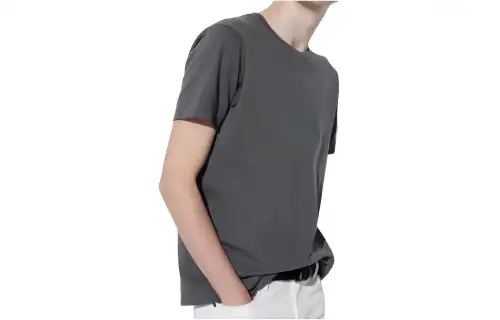 UNIQLO Regular T Shirt Unisex Asphalt Gray