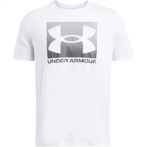 Under Armour Boxed Sports T Shirt Men's White/Dark Gray