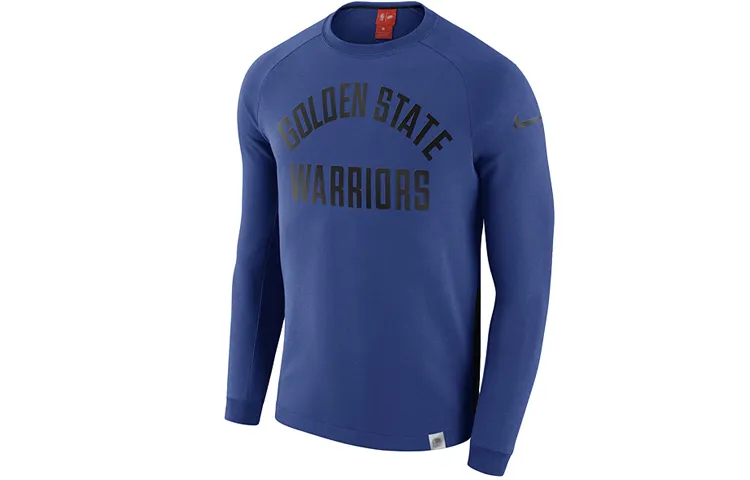 Nike Sweatshirts Men's Blue Crew Neck Moderate Regular