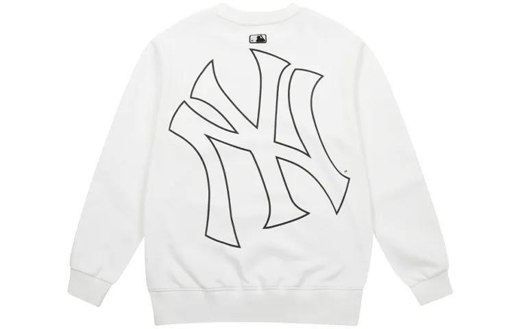 MLB Sweatshirts Unisex White Crew Neck Moderate