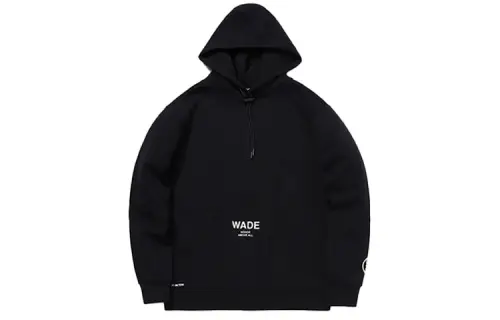 Li Ning Sweatshirts Men's New Standard Black Hooded Moderate Regular