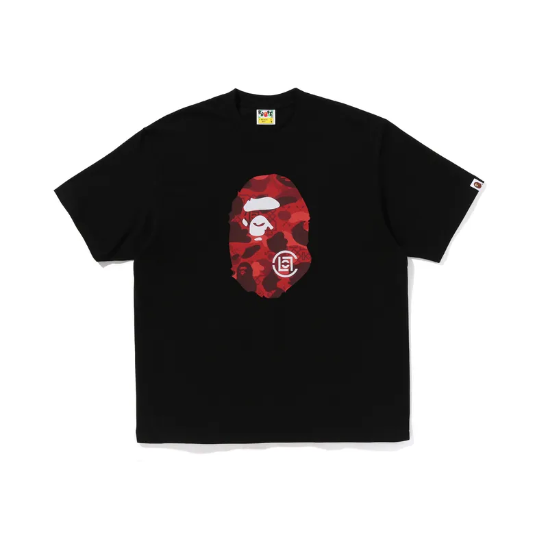 Bape X Clot Camo Ape Head T Shirt