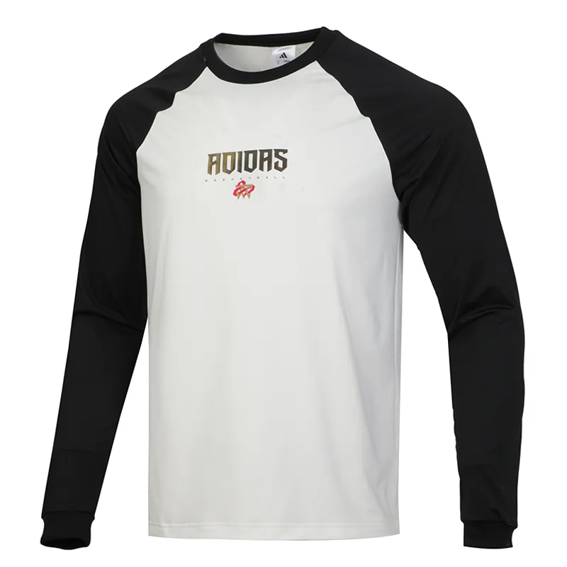 Adidas T-Shirts Men's White Crew Neck Moderate