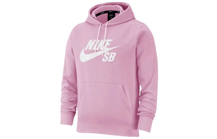 Nike Sweatshirts Men's Pink Hooded Moderate Regular