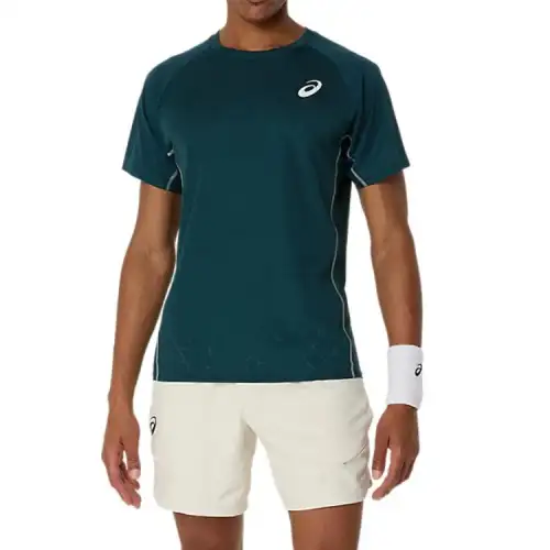 Asics MATCH ACTIBREEZE T Shirt Men's Saxon Green