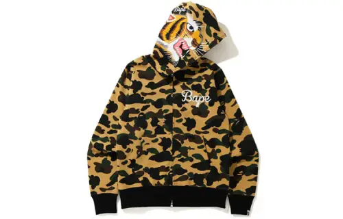 A BATHING APE Bape Sweatshirts Men's Hooded Moderate Cardigan