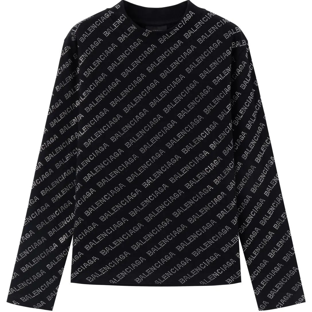 Balenciaga T Shirt Loose Fit Men's Black