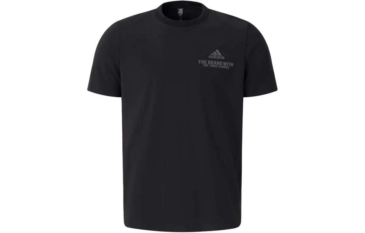 Adidas T Shirt Men's Black/Dark Gray