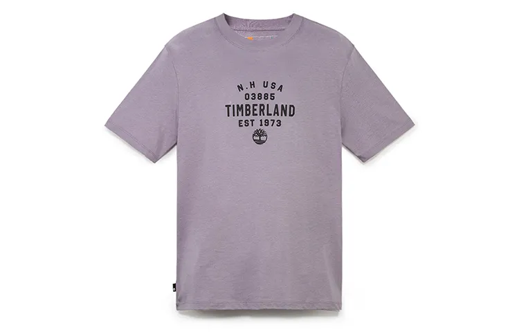 Timberland T Shirt Unisex Gray Purple