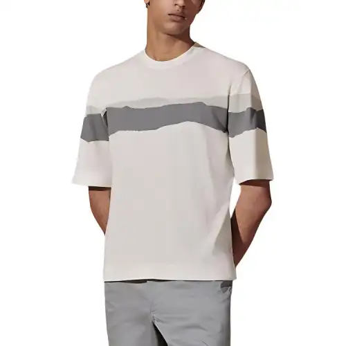 HERMES T Shirt Men's Light Beige