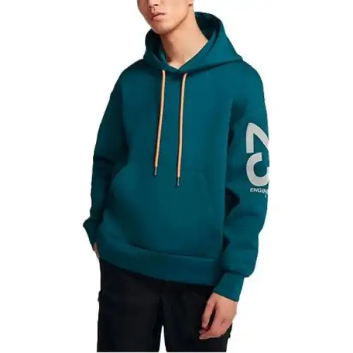 Jordan Sweatshirts Men's Dark Sapphire Blue Hooded Moderate Regular