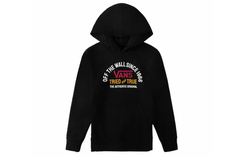 Vans Sweatshirts Unisex Black Hooded Moderate Regular