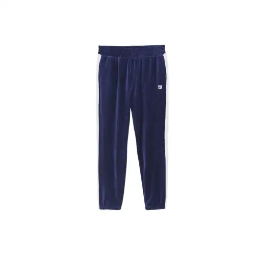 FILA Brice Knitted Sweatpants Unisex Marine Blue