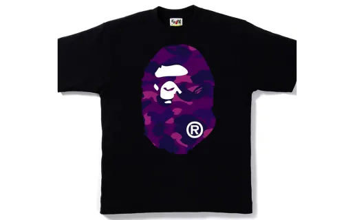 A BATHING APE Color Camo Big Ape Head T-Shirt SS20