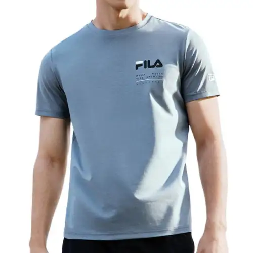 FILA T Shirt Men's Iron Paint Blue