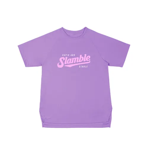 Slamble T Shirts Unisex Crew Neck Moderate Straight Fit