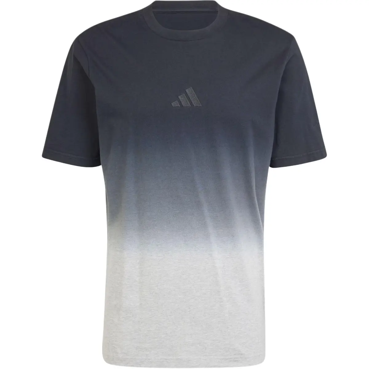 Adidas All Szn DIP DYE T Shirt Men's Medium Heather Gray/Black