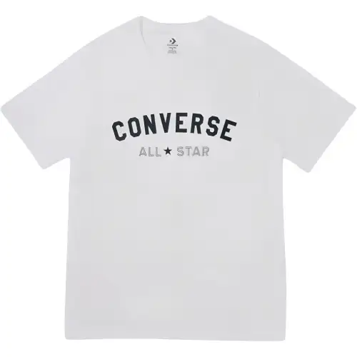 Converse Go to All Star Logo Tee Branco T Shirt Unisex White