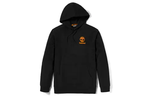 Timberland Sweatshirts Men's Black Hooded Moderate Regular