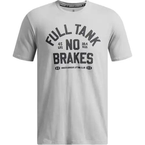 Under Armour FW24 T Shirt Men's Modern Gray Heather/Black