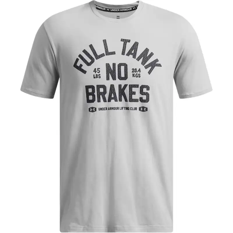 Under Armour FW24 T Shirt Men's Modern Gray Heather/Black