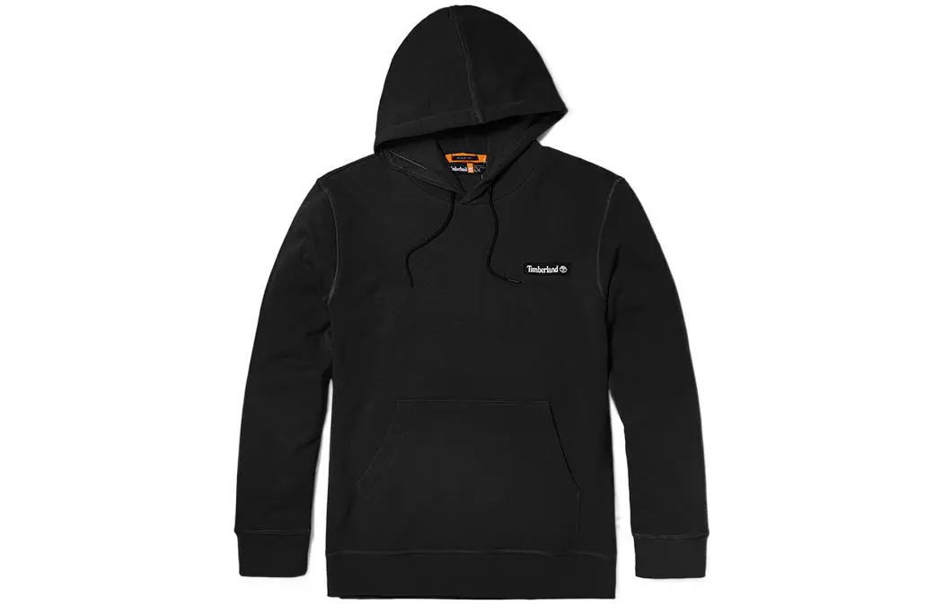 Timberland Sweatshirts Unisex Black Hooded Moderate Regular