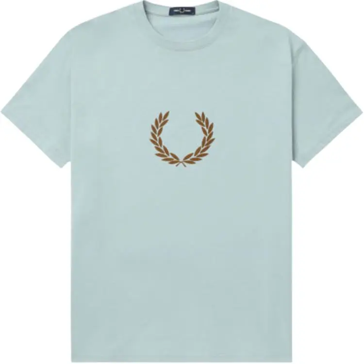 FRED PERRY SS24 T Shirt Men's Sky Blue