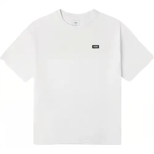 Vans T Shirts Unisex White Crew Neck Moderate Straight Fit