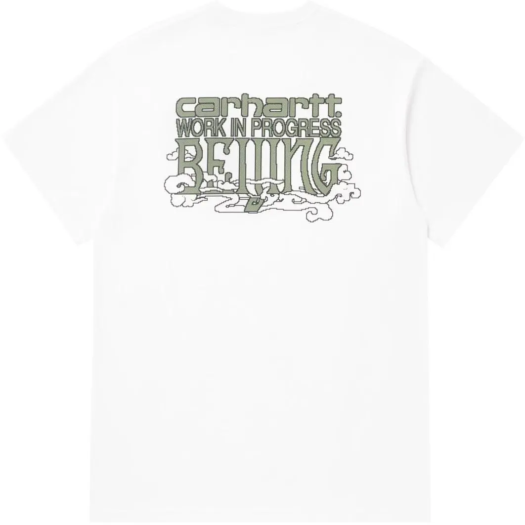 Carhartt WIP T-Shirts Unisex White Crew Neck Moderate
