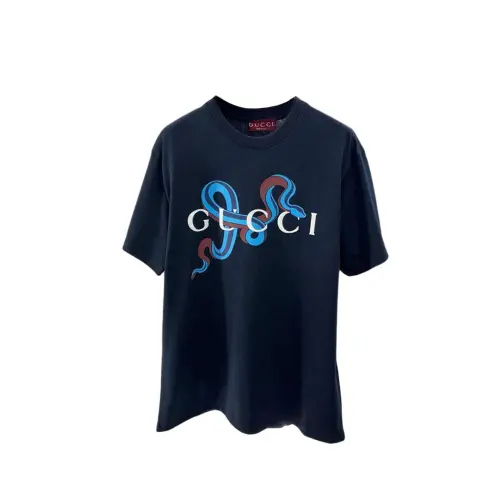 GUCCI SS25 T Shirt Men's Marine Blue
