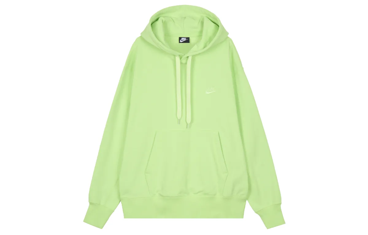 Nike Sweatshirts Men's Lime Cyan Hooded Moderate Regular